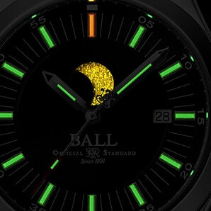 新品 BALL WATCH ボール・ウォッチ MOONPHASE ムーンフェイズ 自動巻き腕時計 並行 NM2282C-LLJ-GY メーカー価格 271,700円 月齢表示の画像7