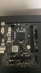 ASROCK　B360M　簡易テストOK　LGA1151　マザーボード