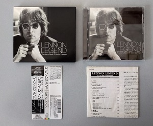 John Lennon 『 LENNON LEGEND The Very Best Of JOhn Lennon 初回生産分ケース付き・帯付き国内盤見本CD 』/ ジョン レノン 　 