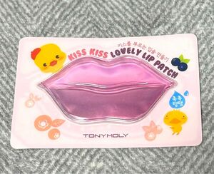 【新品】韓国コスメ【TONYMOLY】KISS KISS LOVELY LIP PATCH リップマスク 1枚 トニーモリー