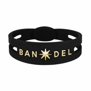 BANDEL バンデル metal bracelet メタル ブレスレット ブラック ゴールド S 16.0cmの画像1