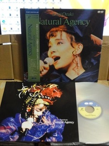 LD 尾崎亜美 「Natural Agency」 LIVE ライヴ 帯付 見開きジャケ シティポップ レーザーディスク 即決