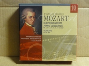 CD BOX モーツァルト ピアノ協奏曲全集 10枚組 輸入盤 シュミット / マズア / ドレスデン・フィル / Mozart Piano Concertos 10CD