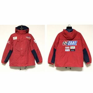 レア☆HONDA Budweiser 500K/ホンダレーシング バドワイザー☆レーシングジャケット/入手困難/コレクター/HPD/モータースポーツ/赤/フリー