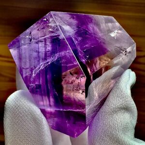 アメジスト ファントム レインボー 虹 紫水晶 ブラジル バイーア州産 ポリッシュ 天然石 原石 鉱物 鉱物標本 石