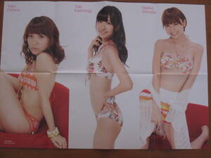 ◆即決◆　AKB48　大島優子×篠田麻里子×柏木由紀　両面ポスター