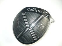 ロマロ　ゴルフヘッド単品　純正スリーブ、ヘッドカバー付き　Ballista　3Ｄドライバー　10.5°　ブラック　_画像3