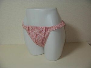 [ including in a package possible *klipo addition carriage less ]*635 A type normal . pink sombreness flower double gauze woman basis. fundoshi pants shorts ....