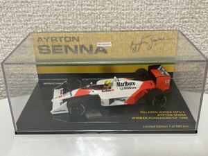 マルボロ仕様 アイルトン・セナ マクラーレン・ホンダ MP4/4 1/43 F1 ハンガリーGP優勝 1988 検索:ウィリアムズ ロータス トールマン