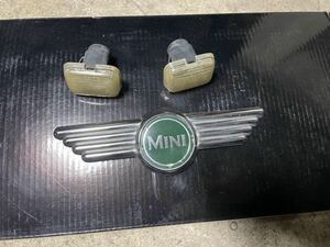 ローバーミニ ボンネット エンブレム 中古 破損なし XN12A MINI サイド ウインカー セット
