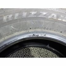 ブリヂストン BLIZZAK VL10 195/80R15 107/105N LT 4本SET◎2022年製8分山スタッドレス◎中古 特筆すべき損傷なし◎旭川手渡し可 5122103①_画像9