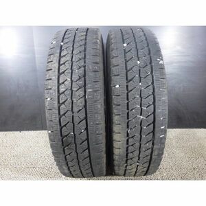 ブリヂストン BLIZZAK W979 225/75R16 118/116L LT 2本のみ◎2020年製8分山スタッドレス◎中古 特筆すべき損傷なし◎旭川手渡し可