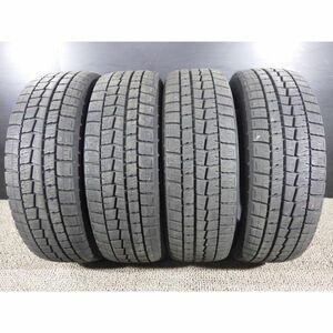 ☆::送料無料::☆ダンロップ WINTER MAXX WM01 205/65R16 4本SET◎2019年製8分山スタッドレス◎中古 1本のサイドに若干の傷等あり