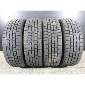 ☆::送料無料::☆ダンロップ WINTER MAXX WM01 195/65R15 4本SET◎2019年製8~8.5分山スタッドレス◎中古 4本のサイドに若干のシワあり