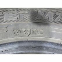 ☆::送料無料::☆ダンロップ WINTER MAXX WM02 155/65R14 4本SET◎2021年製9分山スタッドレス◎中古 1本にサイド傷等あり◎タント等に_画像10