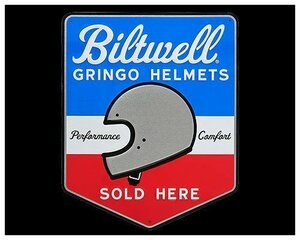 Biltwell ショップメタルサイン GRINGO
