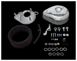 S&S ティアドロップエアクリーナーキット 1999-2006年 TC88 ツインカム FXST FLST FXD Eキャブ Gキャブ