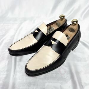 PRADA bi-color loafers プラダ バイカラー シューズ 革靴 ローファー 7 ヴィンテージ