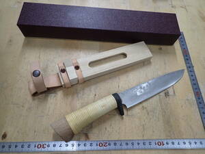 『G26L』越前丸勝 作　剣鉈　鉈　多層鋼　シースナイフ　和式ナイフ 多積層