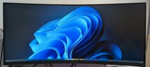 中古 Xiaomi 34インチ Mi 144Hz Curved Gaming Monitor VA UWQHD モニター_画像1