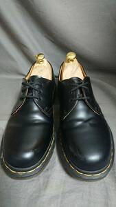 【返品OK】ドクターマーチン　UK7　US8　約25.5～26㎝　1461 3ホール　ブラック　【Dr.Martens 】