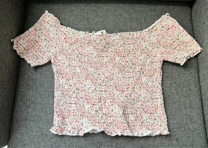 H&M 花柄　オフショルダー　Size JP L EUR L UK L