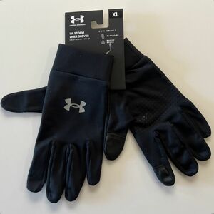 ●送料390円可能商品 アンダーアーマー UNDER ARMOUR 撥水 トレーニング タッチパネル対応 グローブ 手袋 黒[1387527-001-M] WEA 壱★QWER