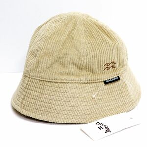 ●送料390円可能商品 ビラボン BILLABONG 新品 メンズ カジュアル コーデュロイ バケットハット 帽子 HAT [BB012Z56-BEG] 一 七★QWER■