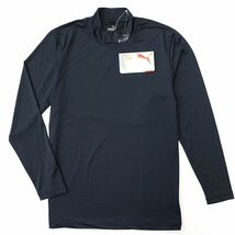 ●送料390円可能商品 プーマ PUMA ゴルフ GOLF 暖かい 秋用 WARM 新品 メンズ 長袖 ハイネックシャツ 黒 [D6PMA919-Q05-M]三 壱★QWER_画像2