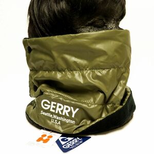 ★ジェリー GERRY 新品 カジュアル 軽量 撥水 防寒 保温 裏フリース 中綿 ネックウォーマー マフラー カーキ [N1108791N] 一 WEA★QWER