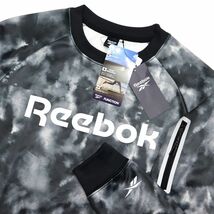 ★リーボック REEBOK 新品 メンズ 裏起毛 暖かい 機能性抜群 トレーナー ジャケット ポケット付 黒 迷彩 XL[X6360RR-N9-LL]二 参★QWER_画像1