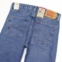 ★リーバイス Levis 501 新品 メンズ ペンキ加工 ボタンフライ ストレート ジーンズ デニム パンツ 30インチ[79830-0253-30]四 壱★QWER★_画像1