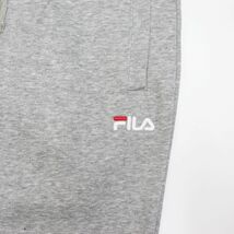 ★フィラ FILA 新品 メンズ UVカット 裏起毛 保温 カジュアル スウェット ロング パンツ 灰 Lサイズ [440348G-MGY-L] 一 四 弐★QWER★_画像5