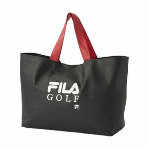 ●送料390円可能商品 フィラ ゴルフ FILA GOLF 新品 不織布バッグ トートバッグ ショッパーバッグ BAG バッグ 黒[782100BK1N]一 六★QWER