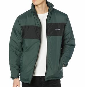 ★フィラ FILA 新品 メンズ 保温 防寒 厚手 防風 UVCUT 高品質 中綿 ウインド ジャケット Lサイズ [443360-KH-L] 一 二 弐★QWER