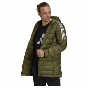 ★アディダス adidas 新品 メンズ 防寒 保温 防風 軽量 ウインド ダウン ロング ジャケット アウター Mサイズ [GT9142-M] 二 壱★QWER★