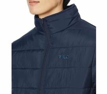 ★フィラ FILA 新品 メンズ 保温 防寒 厚手 防風 UVCUT 高品質 中綿 ウインド ジャケット 紺 XLサイズ [443361-NV-LL] 一 二 参★QWER_画像3