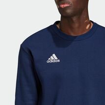 ★アディダス ADIDAS 新品 メンズ 暖かい 裏フリース シンプル カジュアル 長袖 スウェット トレーナー Mサイズ[H57480-M] 二 壱★QWER★_画像2