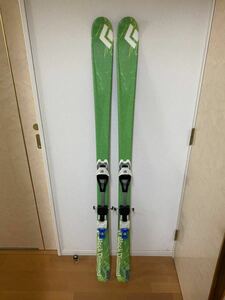 ブラックダイヤモンド GURU 170cm BlackDiamond 山スキー アルペンツアースキー ディアミールのeagle12ビンディング付き 中古