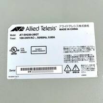 △37【通電OK】 Allied Telesis AT-SH230-28GT CentreCOM レイヤー2plus ギガビット インテリジェント スイッチ switch アライドテレシス_画像9