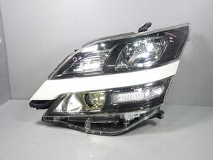 ヴェルファイア DBA-ANH20W 左 ヘッド ライト ランプ レンズ 81150-58271 ＨＩＤ ICHIKO 58-23 ゴールデンアイズ 1kurudepa