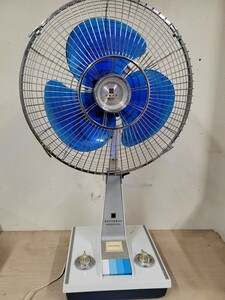 動作品 National 扇風機 F-30LG 30cm 3枚羽 ELECTRIC FAN ナショナル 昭和レトロ