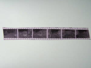 (B23)279 写真 古写真 鉄道 鉄道写真 東急 東急電鉄 大井町線 昭和38年頃 フィルム 変形 白黒 ネガ まとめて 6コマ 
