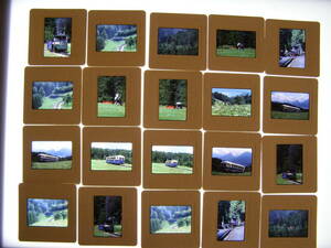 (1f401)338 写真 古写真 鉄道 鉄道写真 蒸気機関車 山岳列車 登山列車 ヨーロッパ フィルム ポジ まとめて 20コマ リバーサル スライド