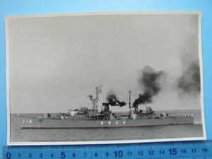 (A44)901 写真 古写真 船舶 海上自衛隊 自衛艦 114 まきぐも 護衛艦 軍艦