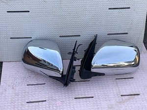  new goods Hiace 200 series chrome plating door mirror left right set 