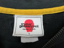 1000円～パンクドランカーズ　PUNK DRUNKERS　スウェット　サイズL_画像2