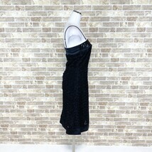 1円 ドレス donightCa ワンピース 3 黒 カラードレス キャバドレ 発表会 イベント　中古９１６９_画像3