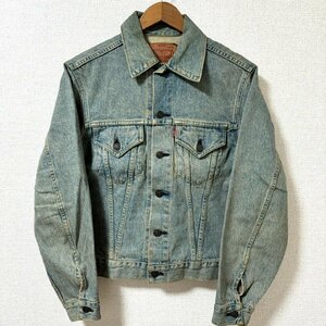 (^w^)b 日本製 LEVI'S 71557 0214 リーバイス ヴィンテージ クロージング デニム ジャケット レプリカ ビッグE ボタン ポケット 38 8052EE