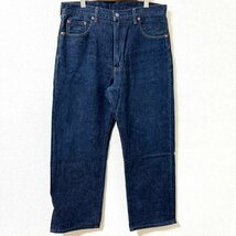 (^w^)b 日本製 LEVI'S リーバイス 504Z デニム ジーパン ヴィンテージ クロージング TALON ジッパー フライ ビッグE 赤耳 濃紺 W36 7960EE_画像1